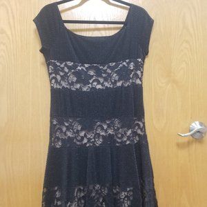 Frank Lyman Black Cocktail Dress Womens Size 10
